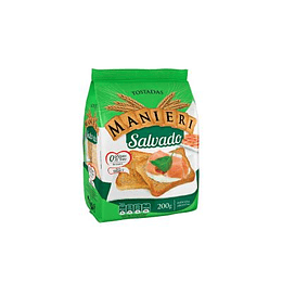TOSTADAS "MANIERI" SALVADO X 200 GRS.