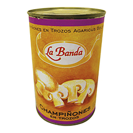 CHAMPIGNONES EN TROZOS "LA BANDA" X 400G