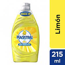 ** X 215 ML ** DETERGENTE "MAGISTRAL" LIMON