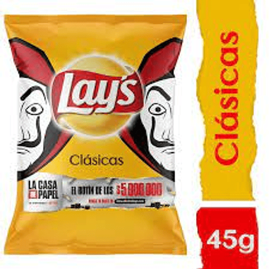 LAYS *CLASICAS* X 40 GRS