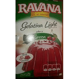 *LIGHT* GELATINA "RAVANA" CEREZA X 25 GR