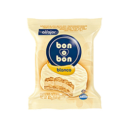 ALFAJOR BON O BON BLANCO X UN.