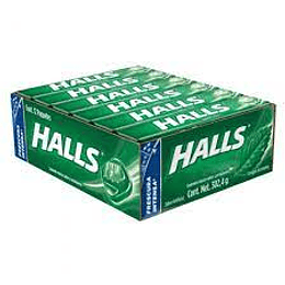 *HALLS* MENTA-LYPTUS (VERDE) X 12 UNID.