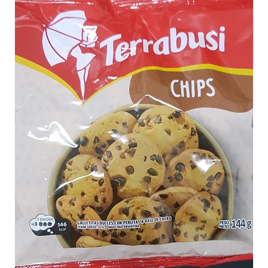 ** CHIPS X 144 GRS ** GALLETITAS 