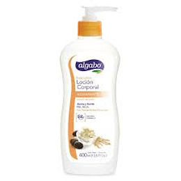 *X 400ML* CREMA CORPORAL " HIDRATANTE" ALGABO C/VALVULA 