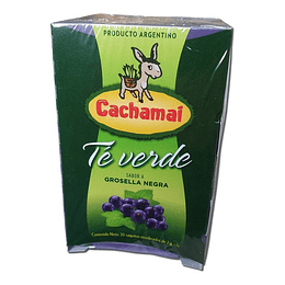 TE "CACHAMAI" VERDE GROSELLA X 20 UNID.
