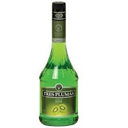 *X 700 ML* LICOR "TRES PLUMAS" KIWI