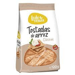 TOSTADAS ARROZ "LULEMUU" CLASICAS X 120 GRS 
