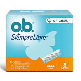 *CAJA X 8U* TAMPONES "OB" SUPER 