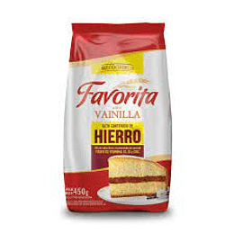 * FAVORITA* BIZCOCHUELO VAINILLA X 450 GRS 