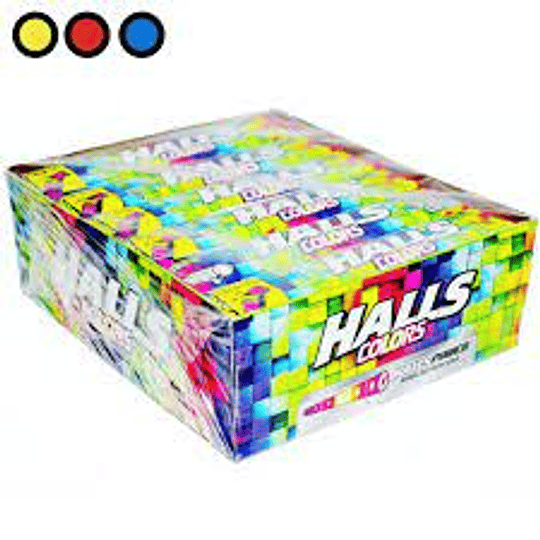 *HALLS* COLORS X 12 UNID.