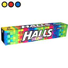 * X 6 UNIDADES *  HALLS COLORS 
