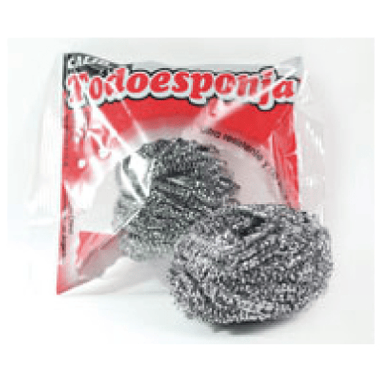ESPONJA DE ACERO INOXIDABLE 
