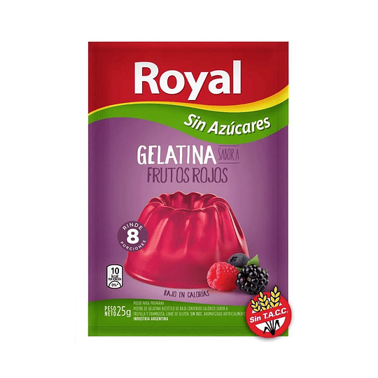 ** LIGHT FRUTOS ROJOS ** GELATINA 