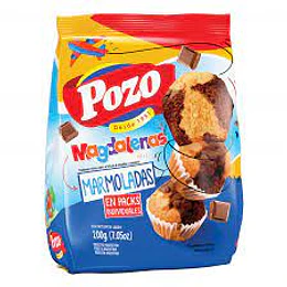 MAGDALENAS "POZO" MARMOLADAS X 200 GRS 