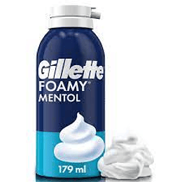 ESPUMA AFEITAR "FOAMY" MENTOL X 179 ML