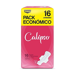 * PACK X 16 UNID * TOA.FEMENINAS "CALIPSO" SUPER ANAT. (ROSA)