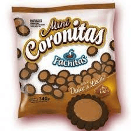 MINI CORONITAS "FACHITAS" DULCE DE LECHE X 140 GRS