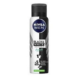 DESODORANTE AEROSOL "NIVEA MEN" BLACK & WHITE FRESH X 150 ML