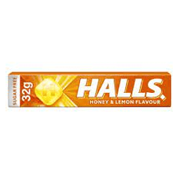 * X 6 UNIDADES *  HALLS NARANJA LYPTUS 