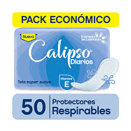 * X 50 UNID RESPIRABLES* PROTECTORES DIARIOS "CALIPSO"