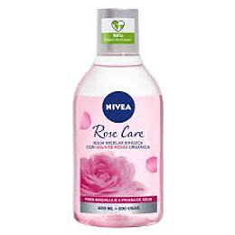 * X 400 ML * AGUA MICELAR "NIVEA" ROSE CARE 