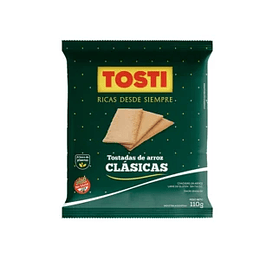TOSTADAS DE ARROZ "TOSTI" CLASICAS X 110 GRS 