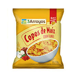 * X 400 GRS * COPOS DE MAIZ "3 ARROYOS" 