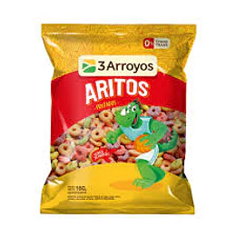 ARITOS FRUTADOS "3 ARROYOS" X 160 GRS 