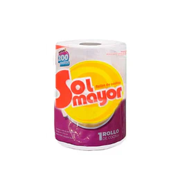 * X 200 PAÑOS * ROLLO COCINA "SOL MAYOR" 
