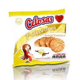 * X 120 GRS * POLVORONES "CELOSAS" VAINILLA