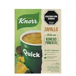SOPA "QUICK" ZAPALLO C/ROMERO X 5 SOBRES