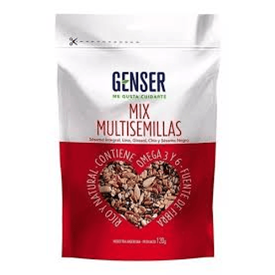 *GENSER* SEMILLAS MIX MULTISEMILLAS X 120 GRAMOS 