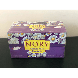 *MANZANILLA C/ANIS X 25 UNID* TE EN SAQUITOS "NORY" 