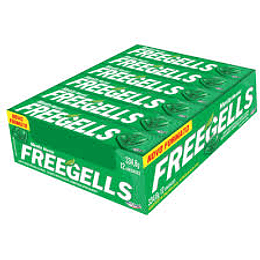 PAST."FREEGELLS" MENTA X 12 U.