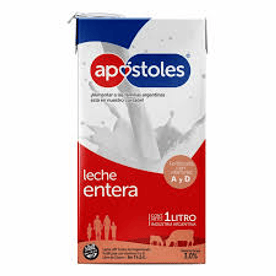 *APOSTOLES* LECHE ENTERA X 1 LITRO