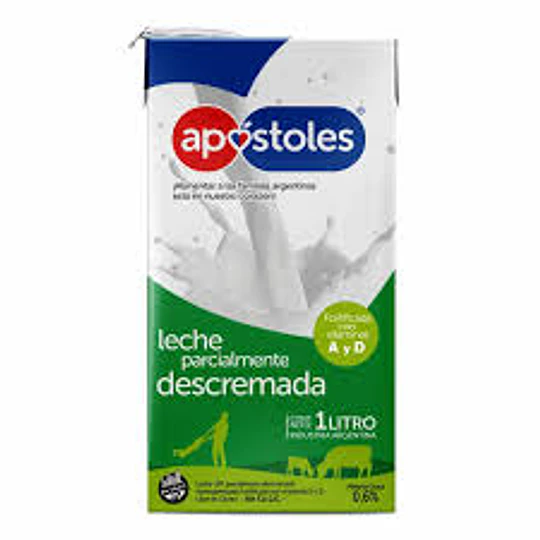 *APOSTOLES* LECHE DESCREMADA X 1 LITRO