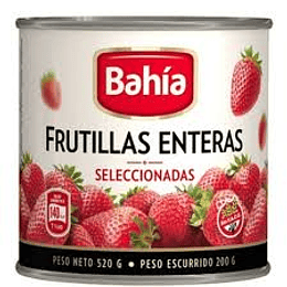 *X 520 GRS* FRUTILLAS ENTERAS "BAHIA"