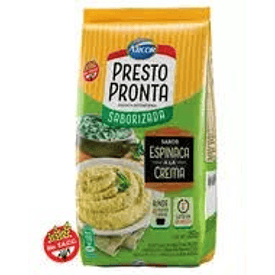 *ESPINACA Y CREMA* POLENTA 