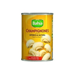 CHAMPIÑONES ENTEROS "BAHIA" LATA X 400 GRS