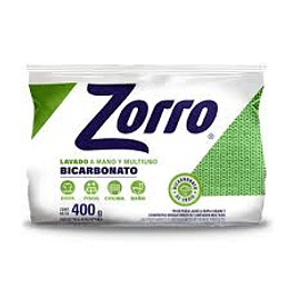 ZORRO "BICARBONATO" A MANO X 400 GRS 