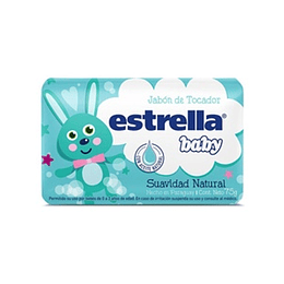 *BABY X 75 GRS* JABON "ESTRELLA" SUAVIDAD NATURAL
