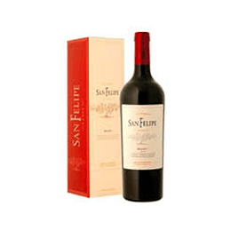 ** ESTUCHE ** VINO "SAN FELIPE" ROBLE MALBEC X 750 CC