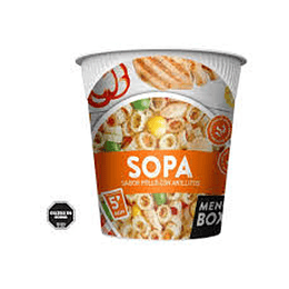 SOPA EN VASO "MOLINOS CAÑUELAS" POLLO C/ANILLITOS X 45 GRAMOS