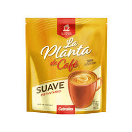 CAFE "LA PLANTA DE CAFE" SUAVE INSTANTANEO D.PACK X 110G