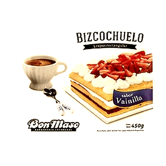 *RECTANGULAR X 450 GRS * BIZCOCHUELO 