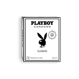 PRESERVATIVO "PLAYBOY" CLASICO X 3 UNID.