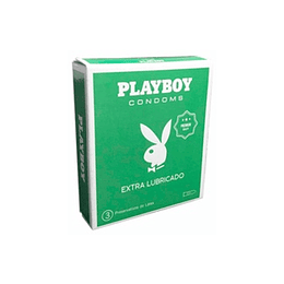 PRESERVATIVO "PLAYBOY" EXTRA LUBRICADO X 3 UNID.