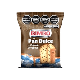 PAN DULCE "BIMBO" C/CHIPS X 400 GRS 