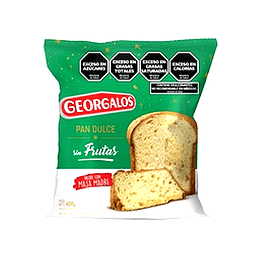 PAN DULCE "GEORGALOS" SIN FRUTAS X 400 GRS 